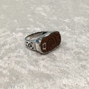 Silpada Sterling Inscribed Ring